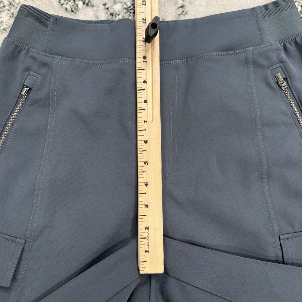 Athleta Endless High Rise Utility Cargo Pants Womens Size 8 Gray Pull On - Picture 6 of 15
